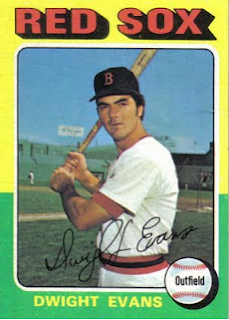 Dwight Evans baseball card (c. 1974)