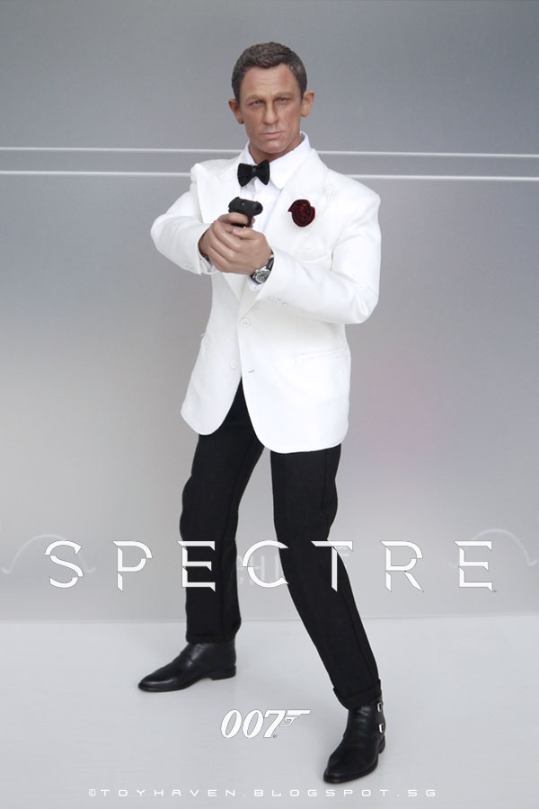1/6 SCALA Ghost AGENTE 007 James Bond TESTA SCOLPIRE un'azione MASCHIO F12" 