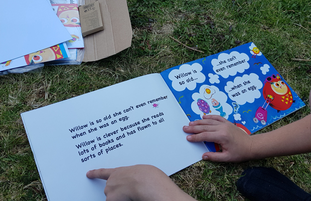 The Tales of Bushey Lane is a lovely story of Willow the Owl and her neighbours, designed to prompt conversation in children when needed