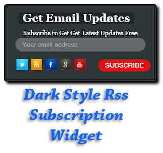 Dark Style Feed Subscription Widget Dark+Style+Feed+Subscription+Widget