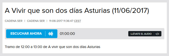 A vivir que son dos días - Asturias
