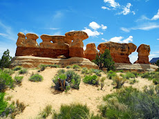 The Entrada Sandstone of Devil's Garden at Escalante Canyons, Utah