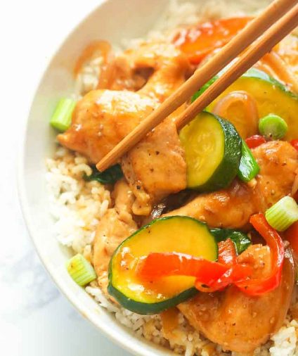 STIR FRY CHICKEN AND VEGETABLES