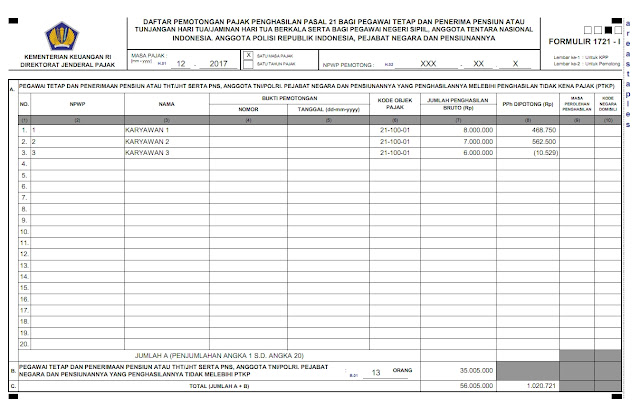 Belajar Pajak Dan Komputer Pegawai Tetap Yang Baru Memiliki Npwp Pada Tahun Berjalan Vs Masa Pajak Desember Atau Masa Pajak Pegawai Tetap Berhenti Bekerja Perhitungan Pengisian Spt