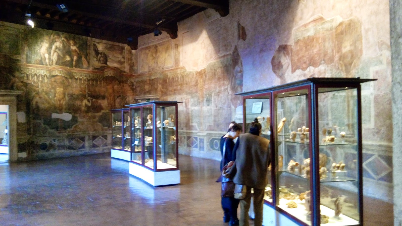 Com as amigas no Museu arqueológico de Palestrina