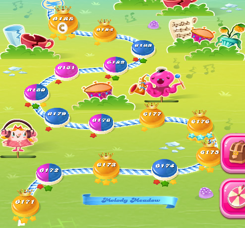 Candy Crush Saga level 6171-6185 Candy Crush Saga level 6171-6185