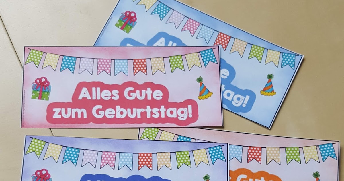 Grundschultante: Geburtstagsgruß
