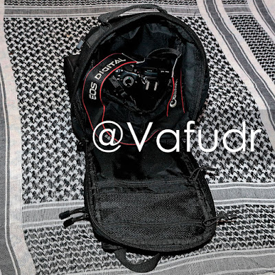 5.11 tactical RUSH MOAB™ 6 Sling Backpack with Canon DSLR