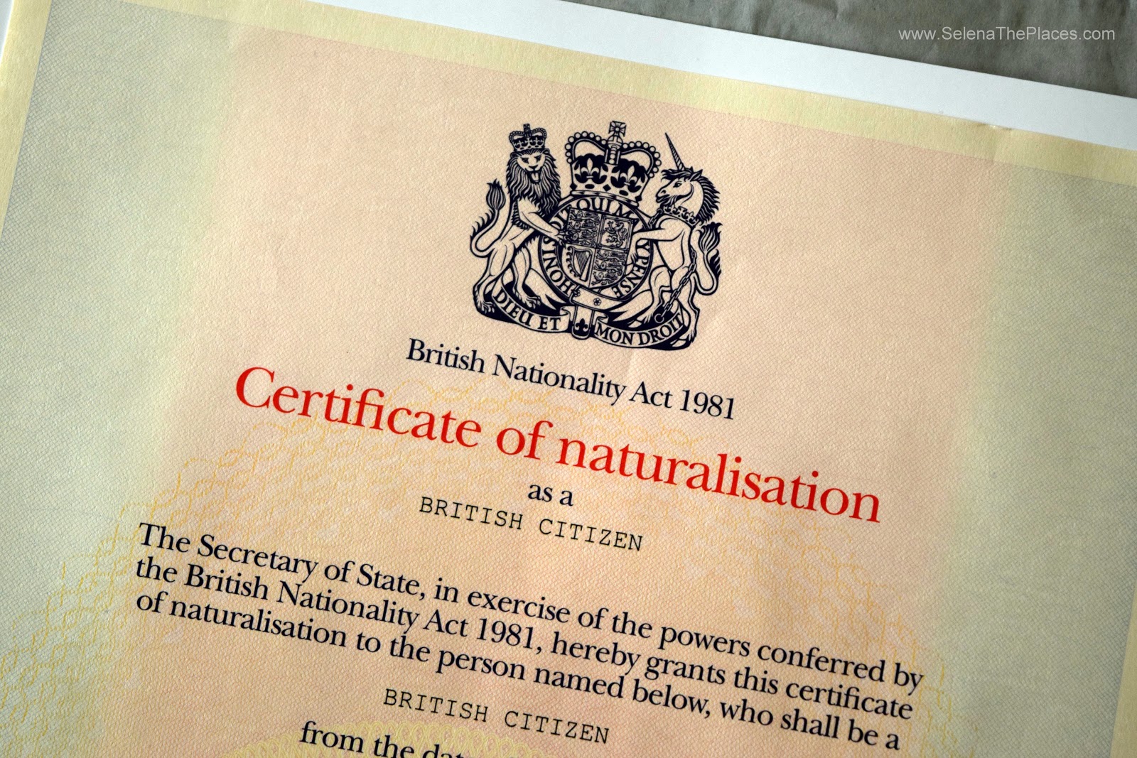Becoming a British Citizen