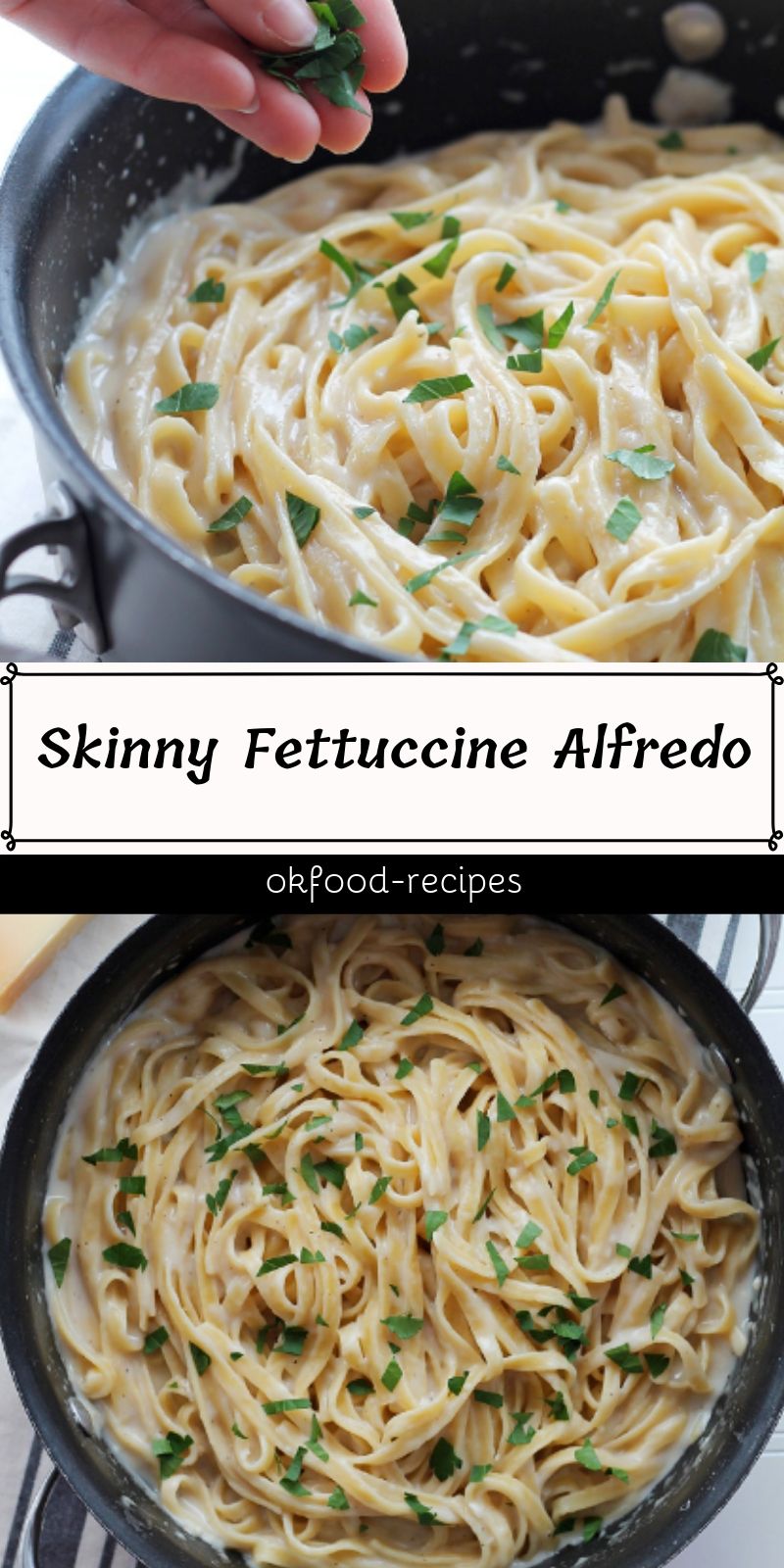 Skinny Fettuccine Alfredo