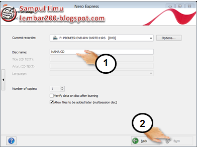 Cara Mudah Burning Kaset Di Nero 9