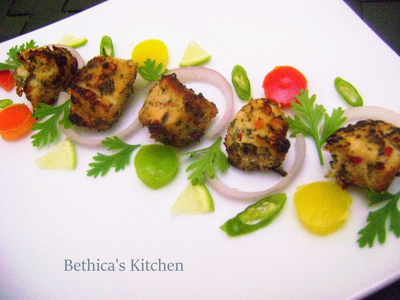 Bethica's Kitchen Flavours Kasoori Chicken Malai Tikka (Skewered