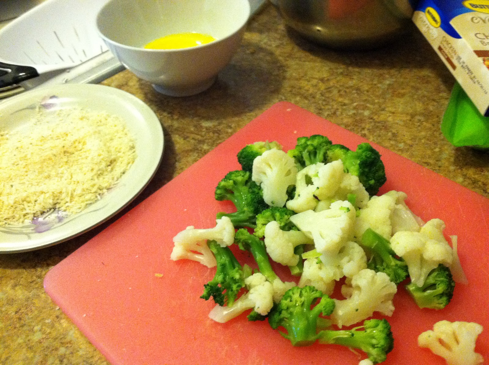 Gas Stove Girl Parmesan Crusted Broccoli and Cauliflower Salad