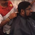 கெஹலிய ரம்புக்வெல்லயின் முடி வெட்டும் தன்சல்.