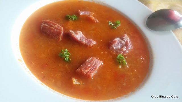 Soupe paysanne au chou