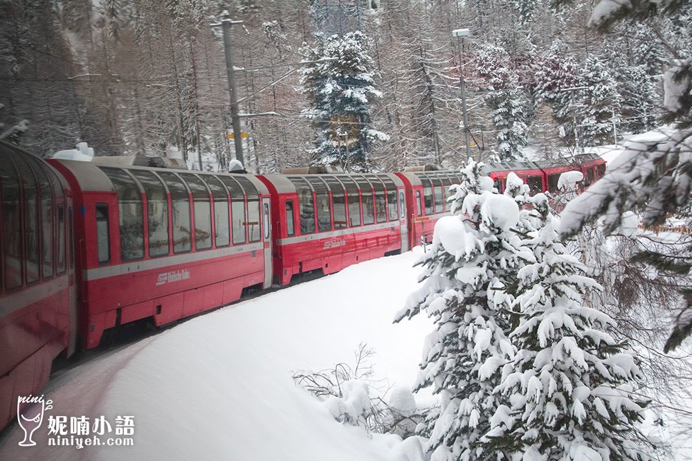 【瑞士景觀列車】伯連納列車 Bernina Express。美到不捨眨眼的世界遺產鐵道