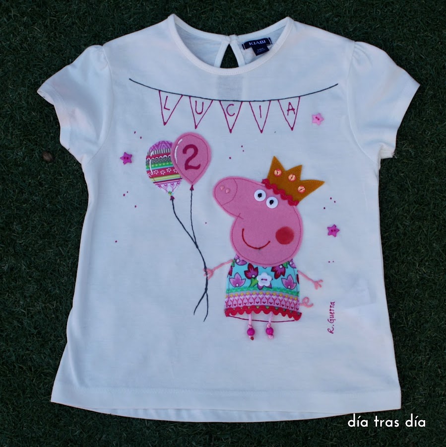 Camiseta Peppa Pig cumpleaños