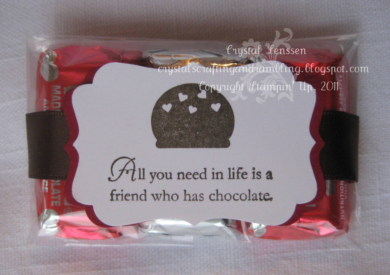 Crafting & Rambling Chocolate Friend