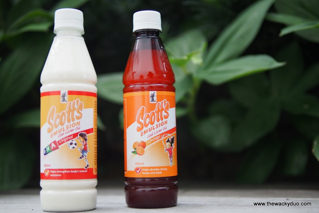 Scott's Emulsion Cod Liver Oil The Wacky Duo Singapore Family