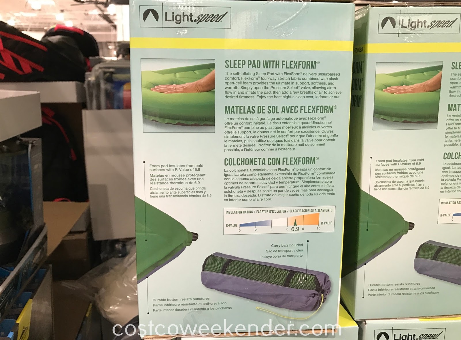Lightspeed SelfInflating Sleep Pad with FlexForm Costco Weekender