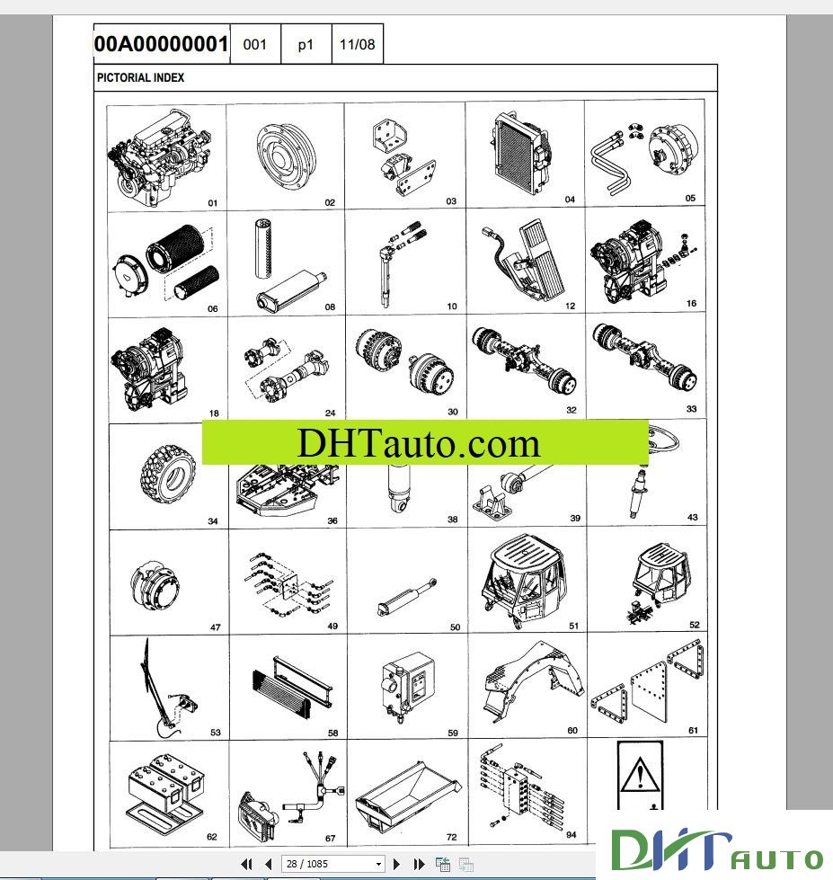 CASE ARTICULATED DUMP TRUCK PARTS MANUAL - Automotive Library