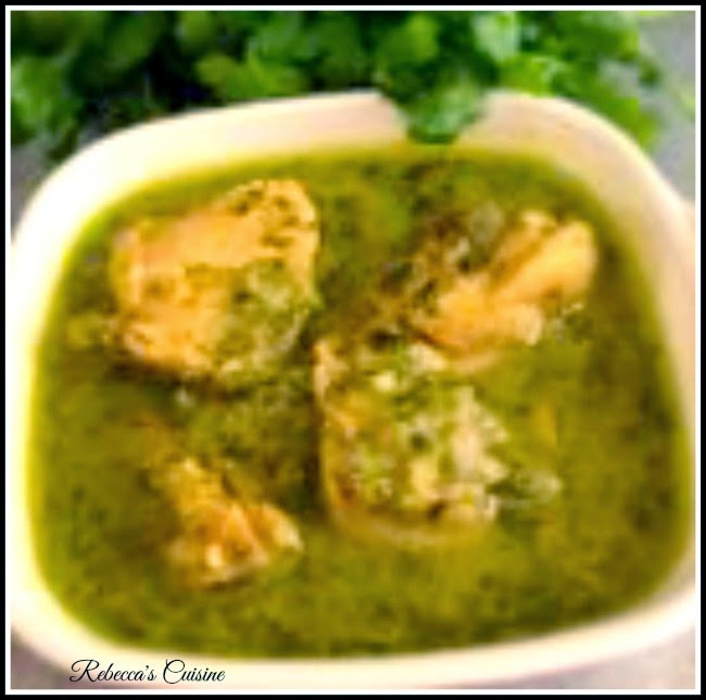 Rebecca's Cuisine Coriander Chicken Curry