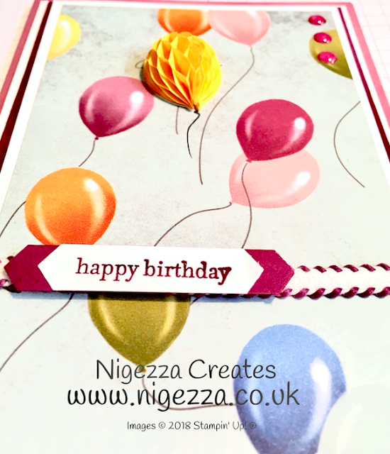 Nigezza Creates Birthday Memories Balloon Card