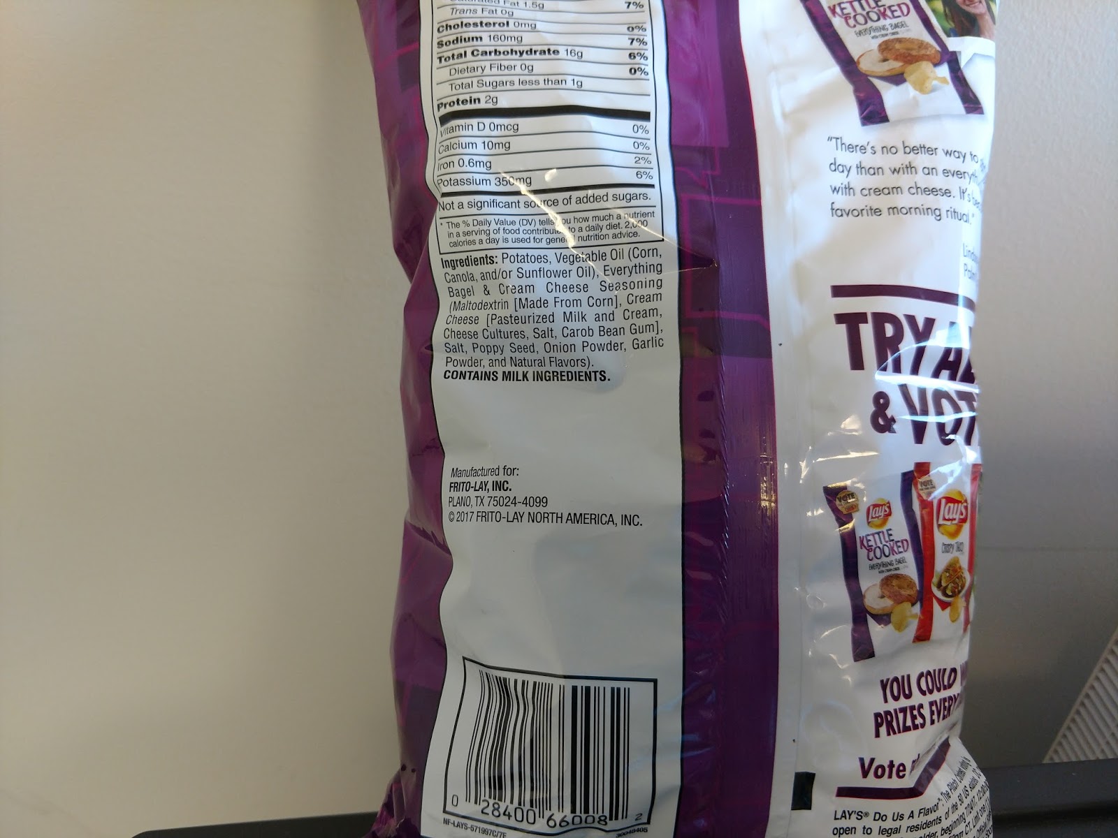 Travels of a Hobgoblin Taphophile Lay's Kettle Cooked Everything Bagel