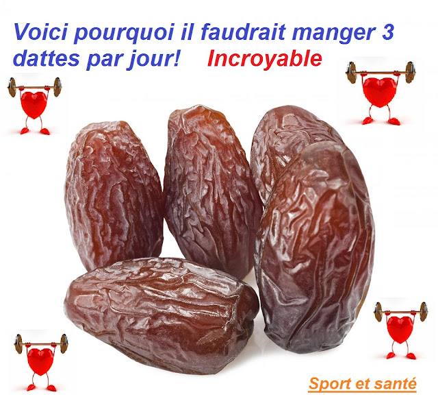Ce qui arrive lorsque vous mangez 3 dattes par jour