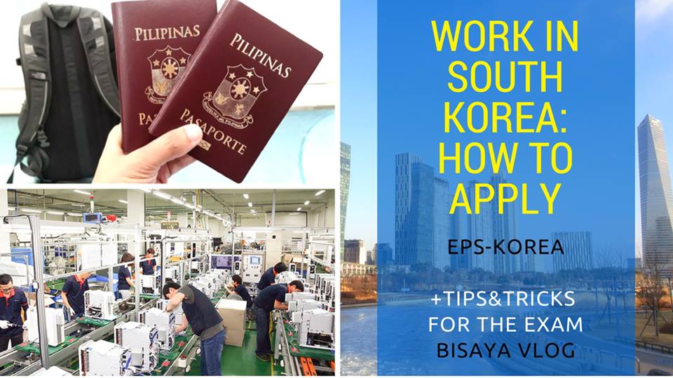 HOW TO APPLY WORK IN SOUTH KOREA. . . Latagaw Ni Jun