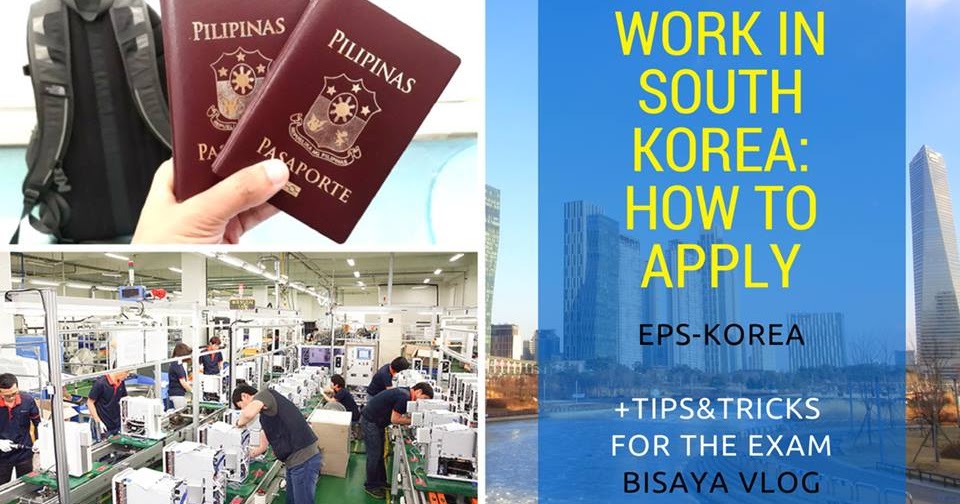 HOW TO APPLY WORK IN SOUTH KOREA. . . Latagaw Ni Jun