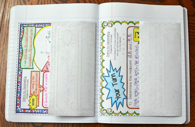 math interactive notebook