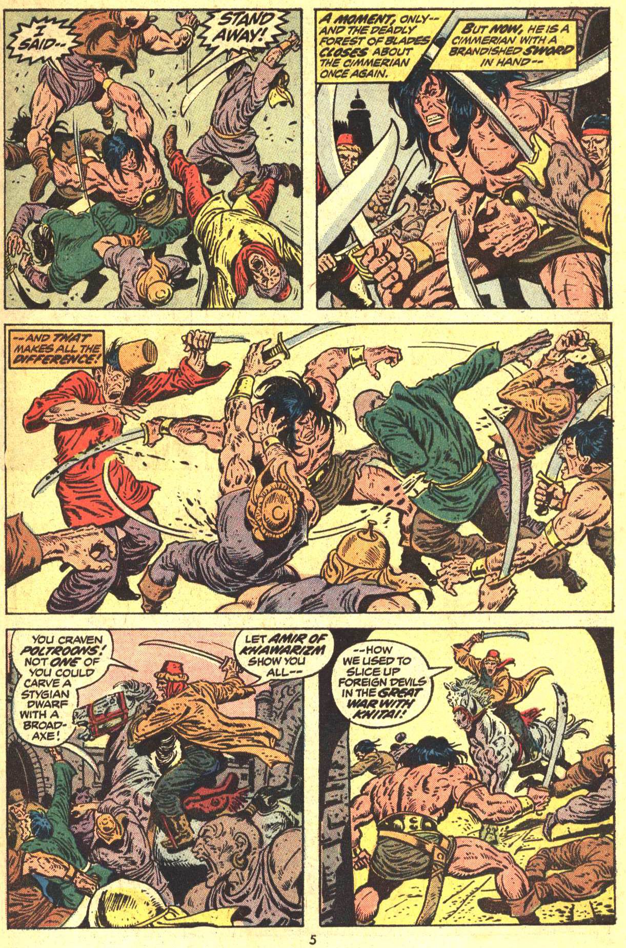 Read online Conan the Barbarian (1970) comic -  Issue #29 - 5