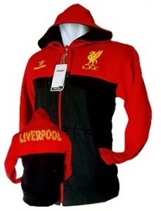 Hoodie Zipper Bola Liverpool C-749 L - JerseyVivaBolaCom
