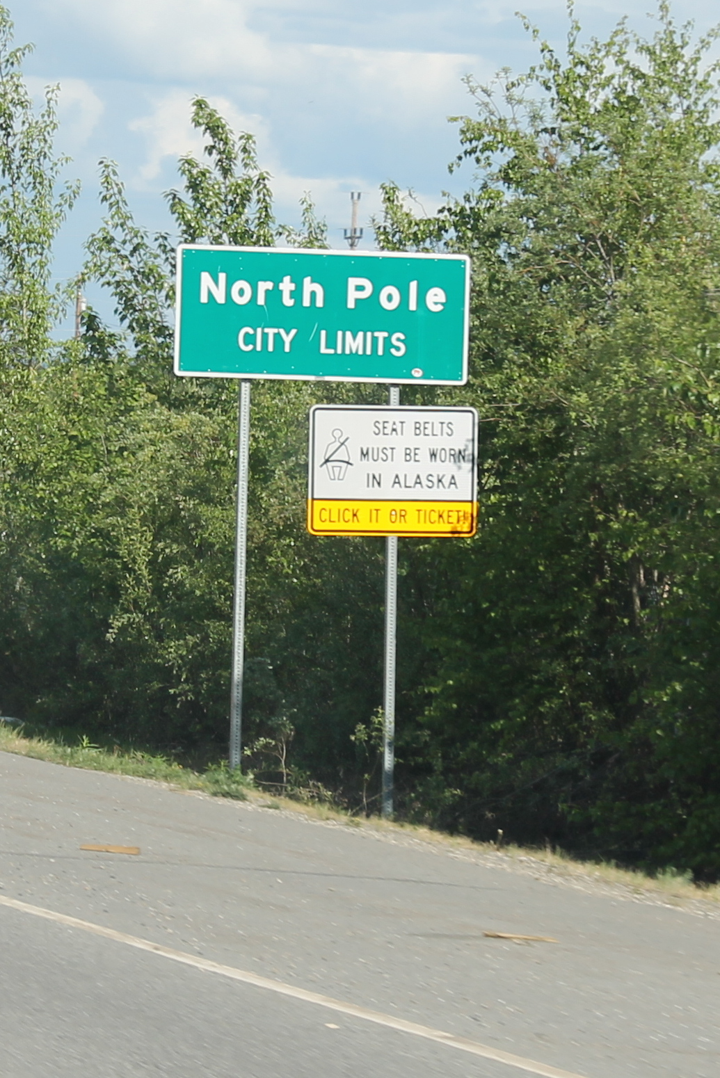 Baked Alaska North Pole, Alaska and a tour of Fairbanks