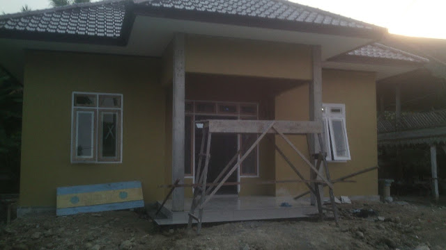 Kantor Desa Tampak Depan Gampong Teubeng Bayu Kec. Pidie Kab. Pidie-Aceh.