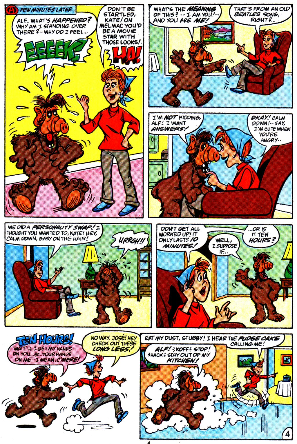 Read online ALF comic -  Issue #4 - 5