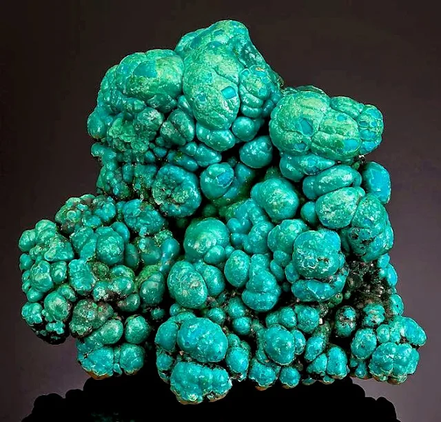 Botryoidal Specimen of Deep Blue and Green Chrysocolla