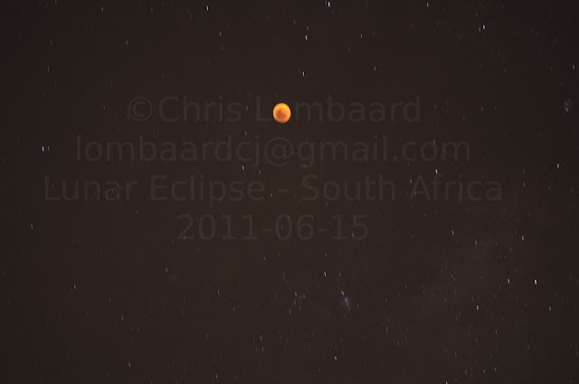 Lunar Eclipse - Moon Starfield