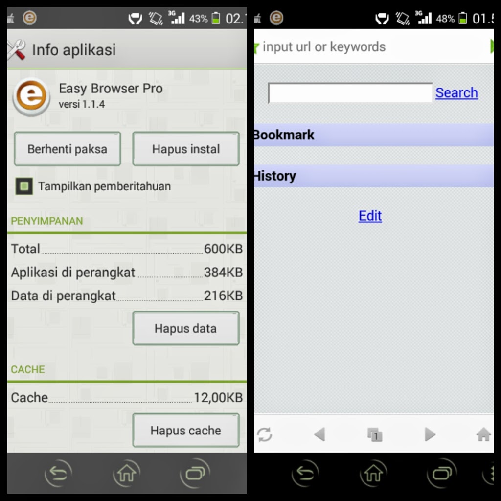 Browser Android Dengan Ukuran Terkecil (Daufybhk.blogspot.com) 