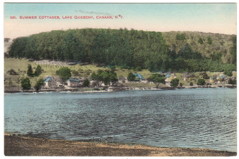 Old Pictures of Columbia County NY Summer Cottages, Lake Queechy