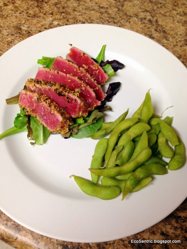 EcoSentric Sesame Seed Crusted Seared Ahi Tuna