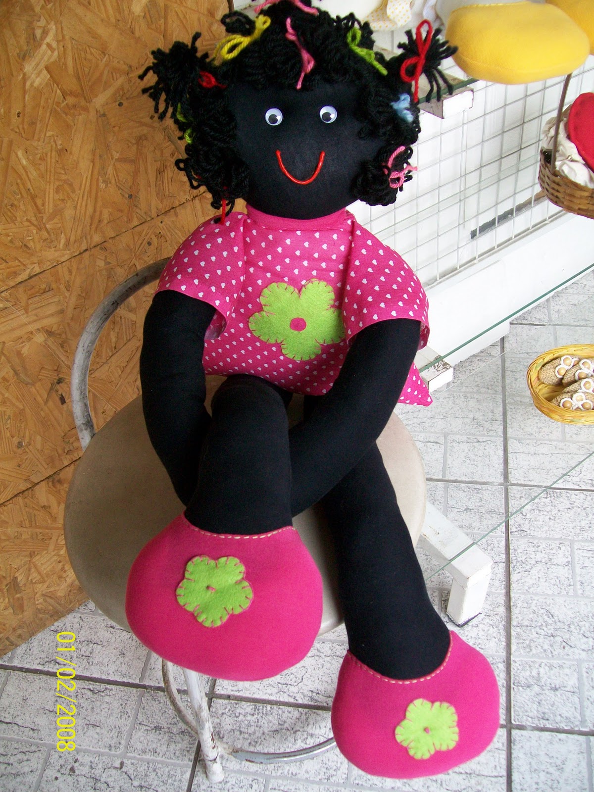Atelier Bonecas de Pano: Bonecas de pano Negras