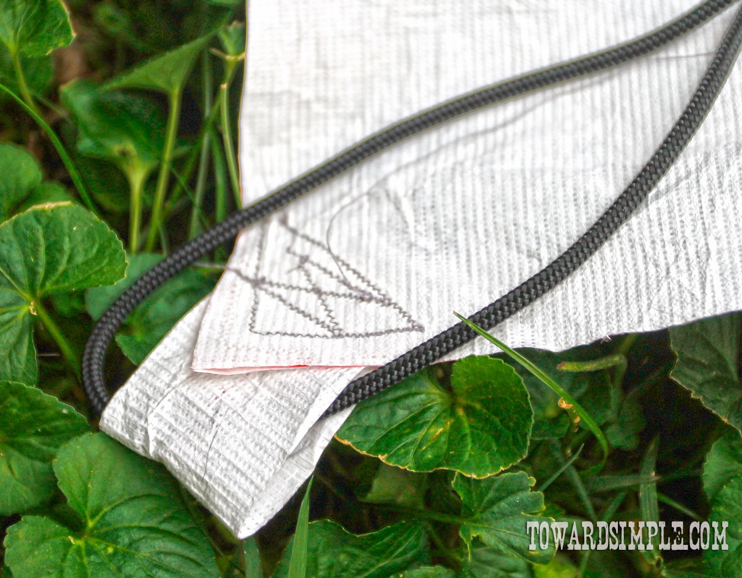 toward simple Make a DIY Tyvek Tent Footprint