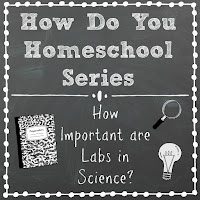How Important are Labs in Science? Part of the How Do You Homeschool series on Homeschool Coffee Break @ kympossibleblog.blogspot.com