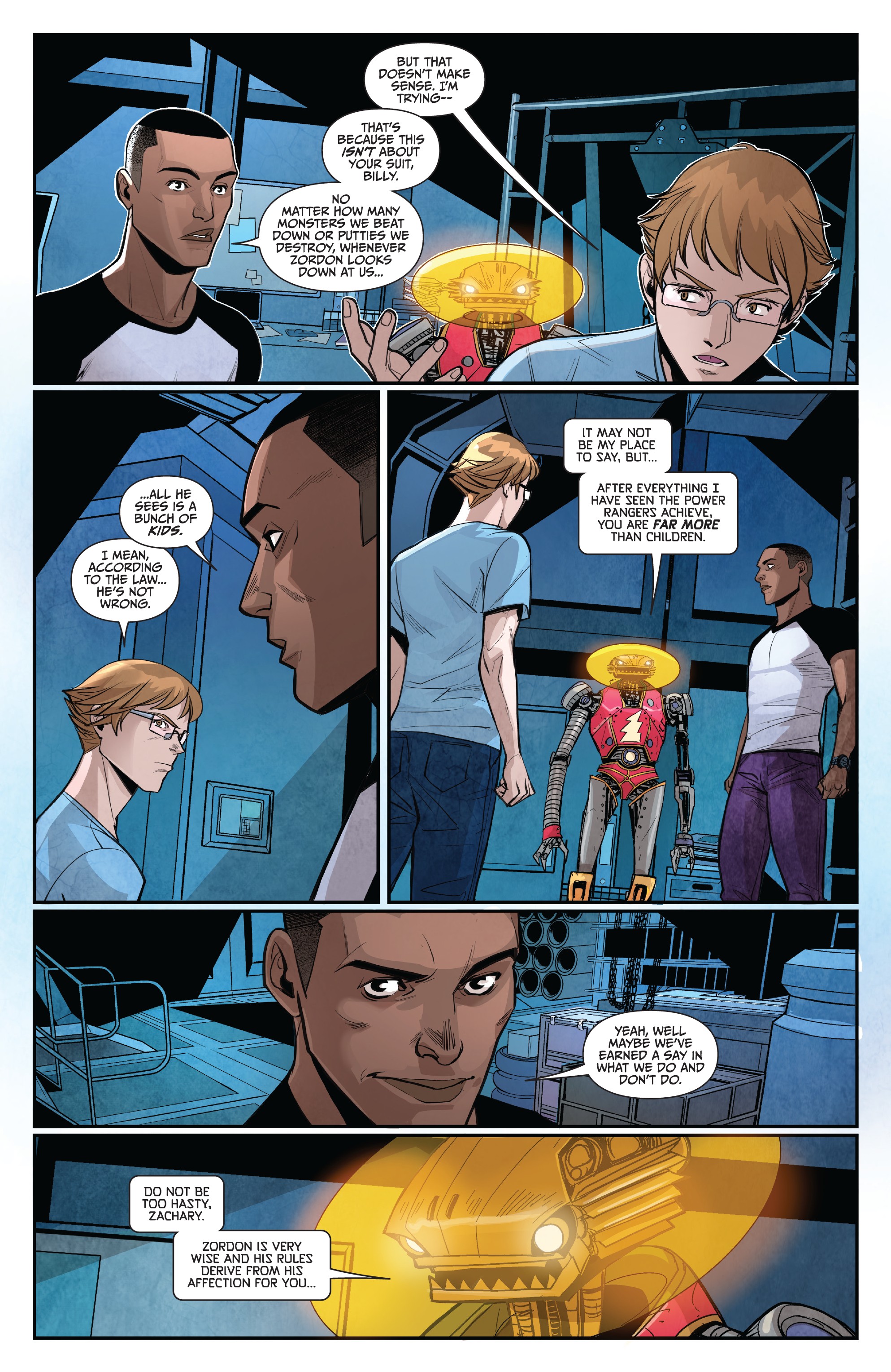 Read online Saban's Go Go Power Rangers comic -  Issue #19 - 20