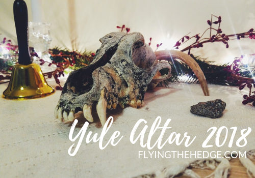 Yule Altar 2018
