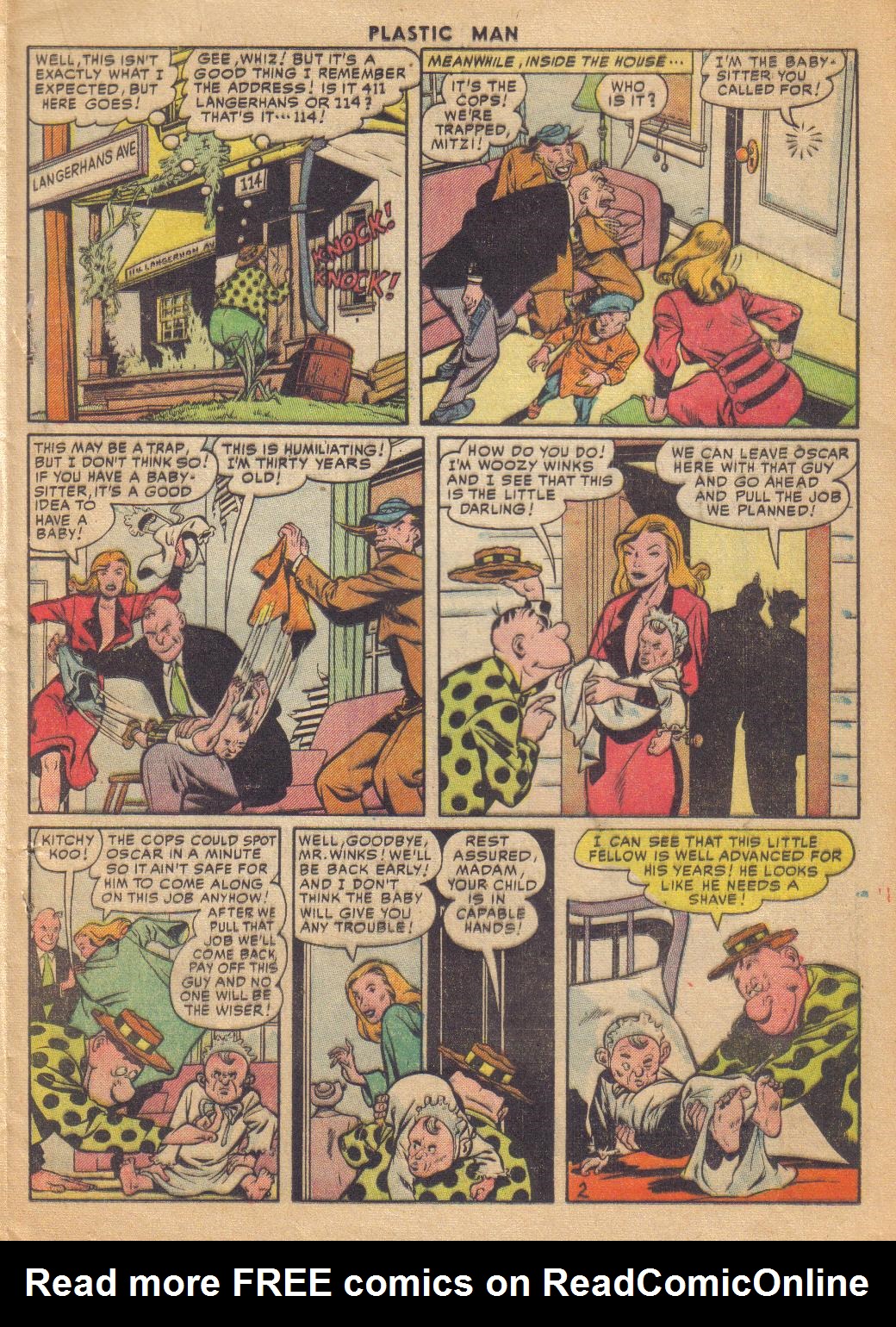 Read online Plastic Man (1943) comic -  Issue #50 - 15