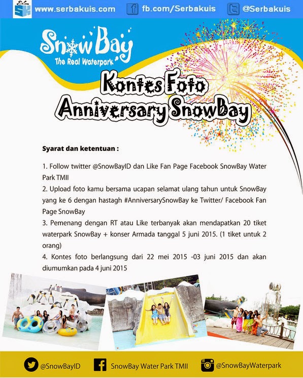 Kontes Anniversary Snowbay Berhadiah 20 Tiket Snowbay