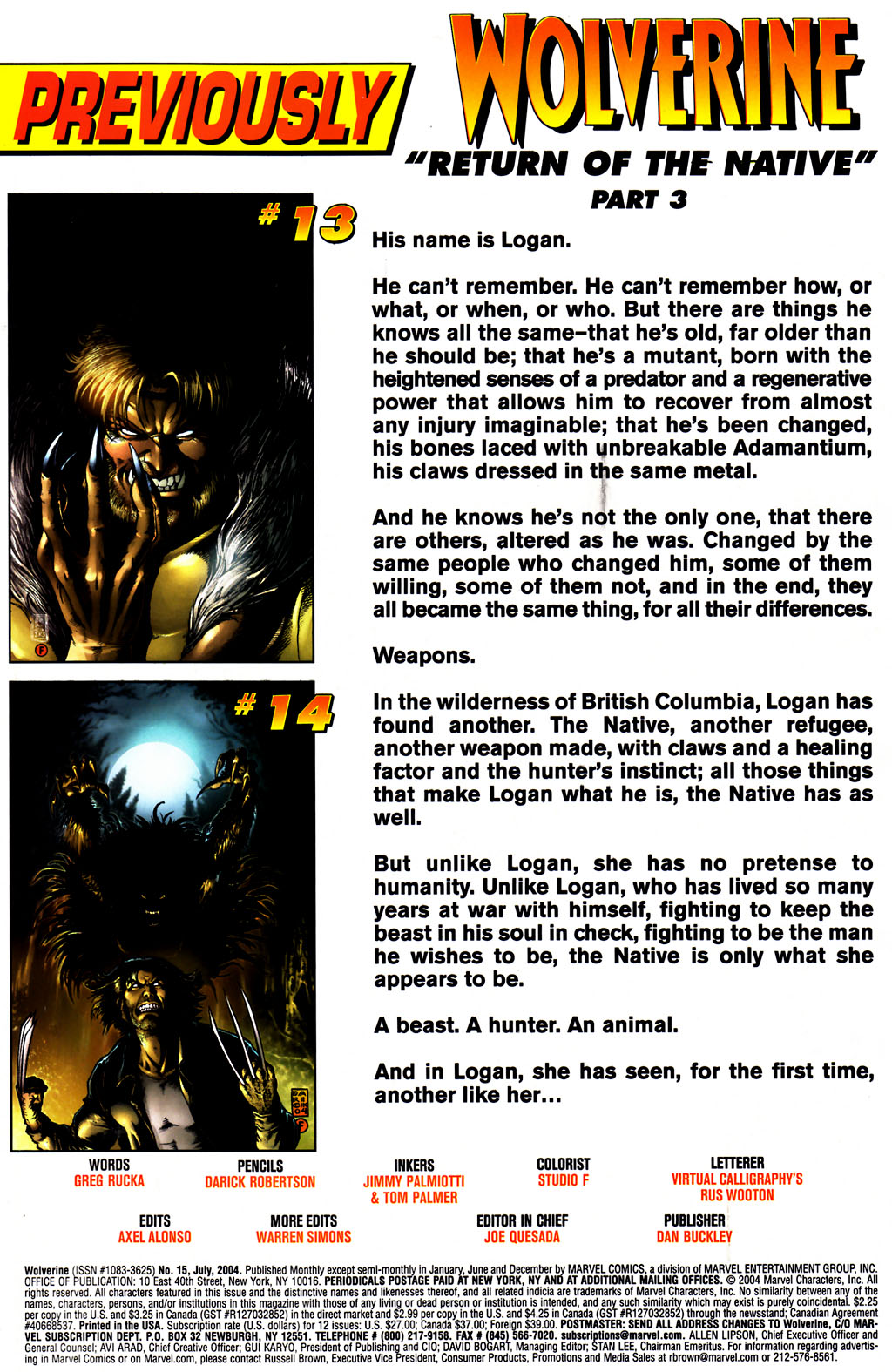 Wolverine (2003) Issue #15 #17 - English 2